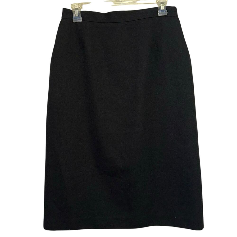 Napa Studio Vintage Black Wool Blend Skirt